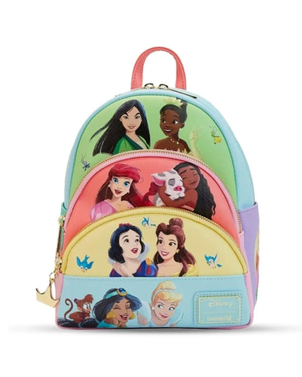 Schulrucksack Mini Collage Weiß