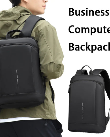 Herren Laptop Rucksack 15,6 Zoll Grau
