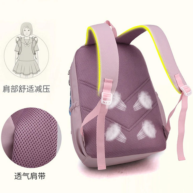 Schulrucksack Teenager Mädchen Schwarz