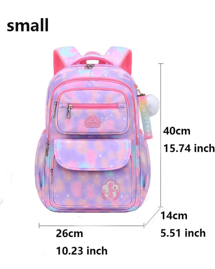 Schulrucksack Maedchen Lila - leicht & robust