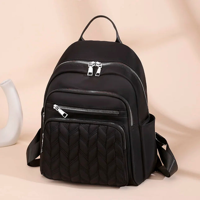 Rucksack Damen Casual 20-35 Liter Schwarz