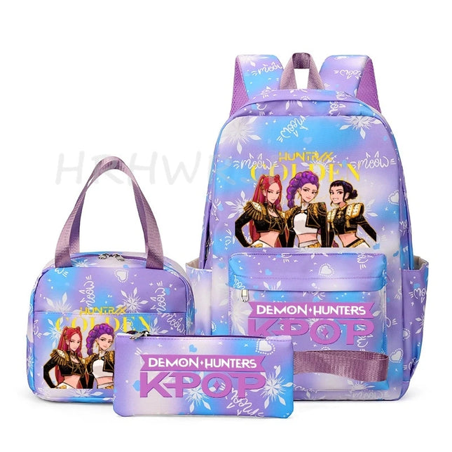 Schulrucksack-Set für Teenager – Braun