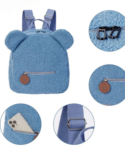 Leichter Schulrucksack Teddybär für Kinder
