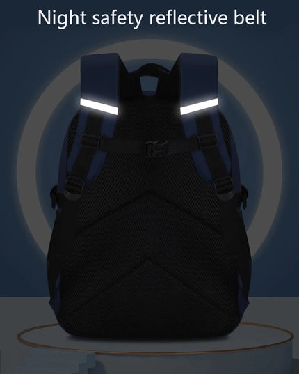 Schulrucksack Jungen Astronaut Blau