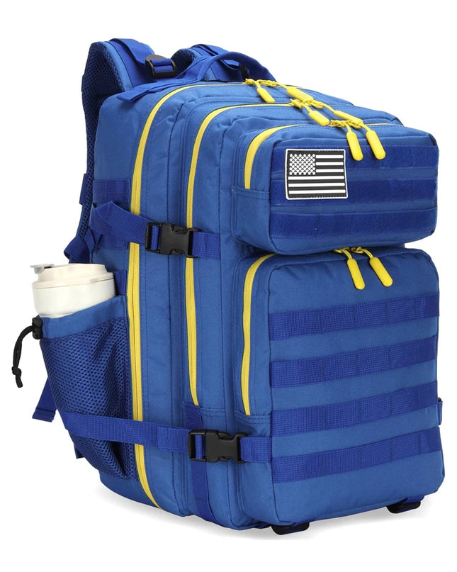 Rucksack Arbeit 45L Blue Yellow Zip