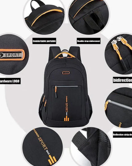 Grosser Rucksack für Schule & Uni Grün