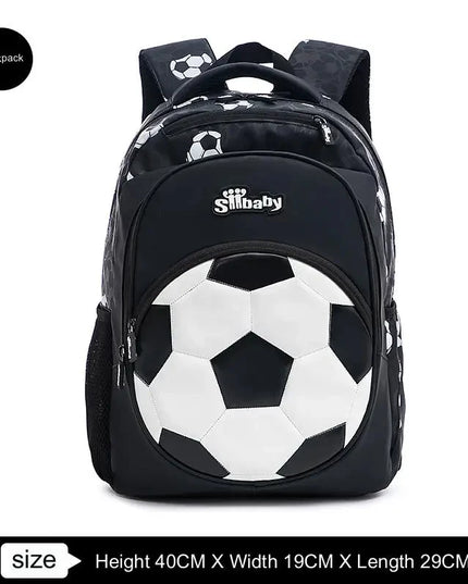 Schulrucksack Jungen mit Fussball-Motiv