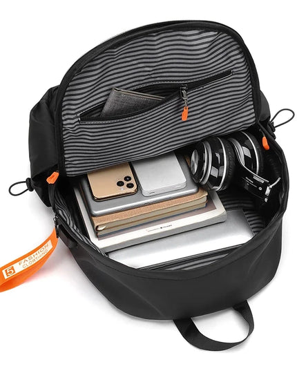 Laptop Rucksack Herren 15,6 Zoll Schwarz