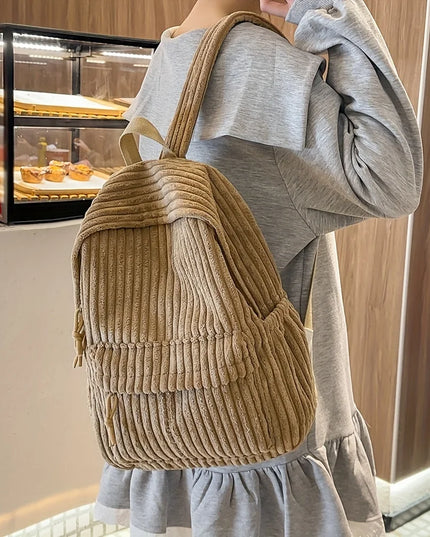 Uni Rucksack Klein Cord Khaki