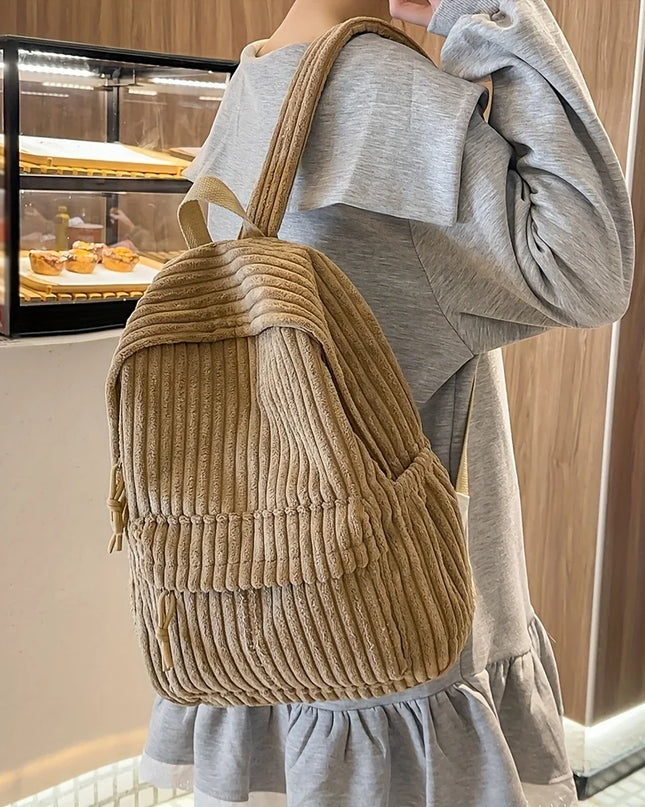 Uni Rucksack Klein Cord Khaki