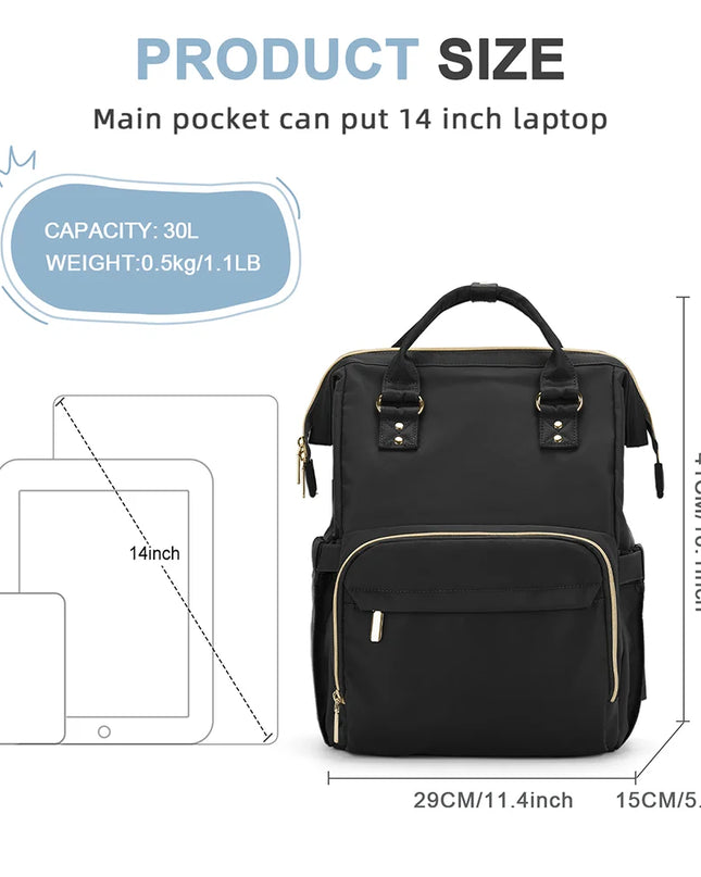 Laptop Rucksack Damen mit USB-Anschluss