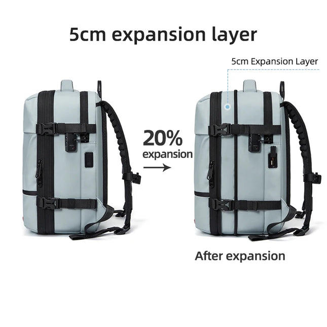 Laptop Rucksack 16 Zoll mit USB-Anschluss