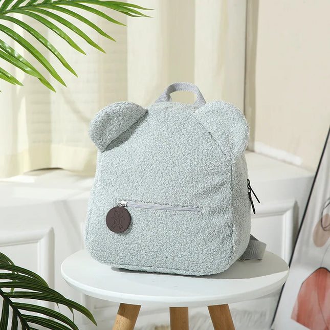Schulrucksack Bär Plüsch Hellblau Unter 20L