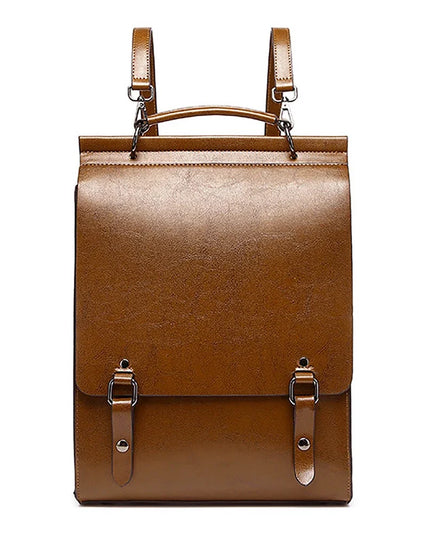 Damen Rucksack aus Leder für Uni & Schule