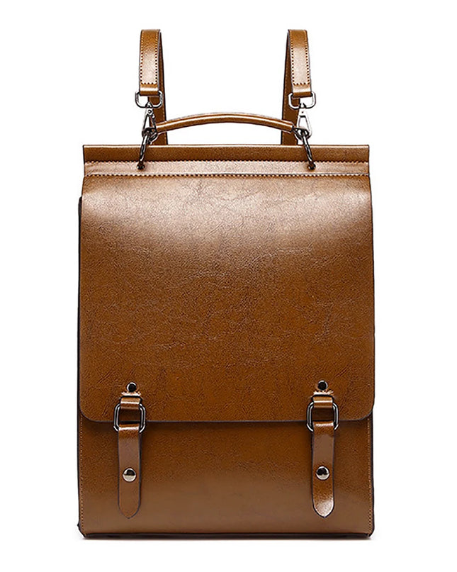 Damen Rucksack aus Leder für Uni & Schule
