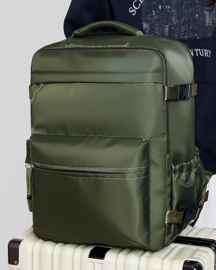 Business Rucksack mit Schuhfach Olivgrün