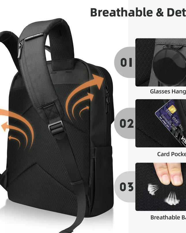 Business Laptop Rucksack 15,6 Zoll Blau