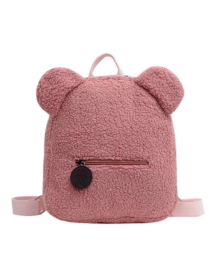 Rucksack Kinder Pluesch Rosa