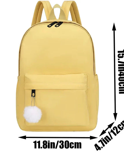 Leichter Schulrucksack 36-55L Gelb