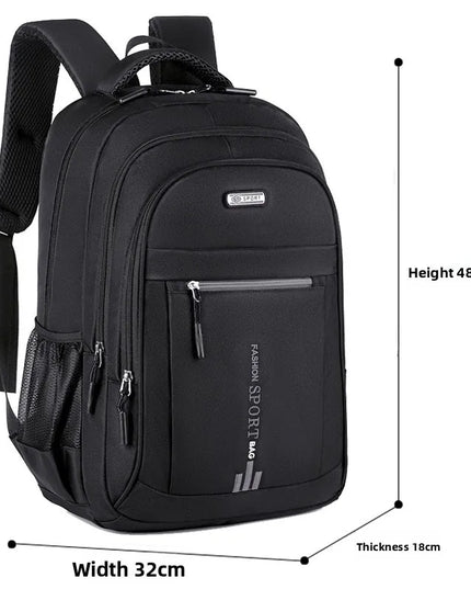 Laptop Rucksack mit Diebstahlschutz Schwarz