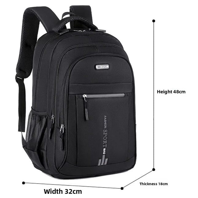Laptop Rucksack mit Diebstahlschutz Schwarz