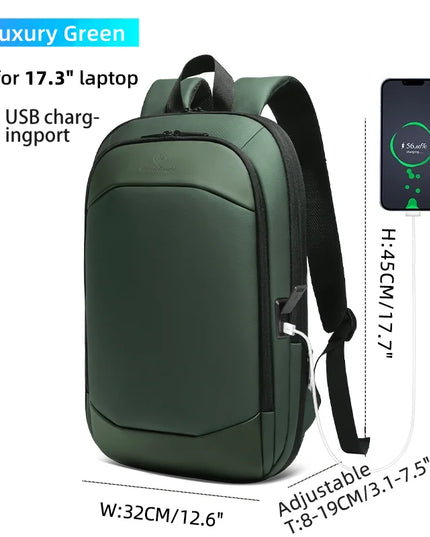 Business Rucksack 17 Zoll mit USB-Anschluss