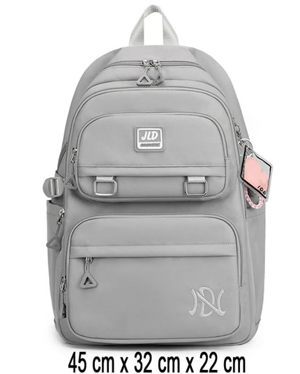 Schulrucksack fuer Teenager - Grau