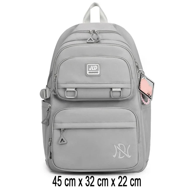 Schulrucksack fuer Teenager - Grau