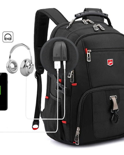 Laptop Rucksack 17 Zoll Camouflage Grau