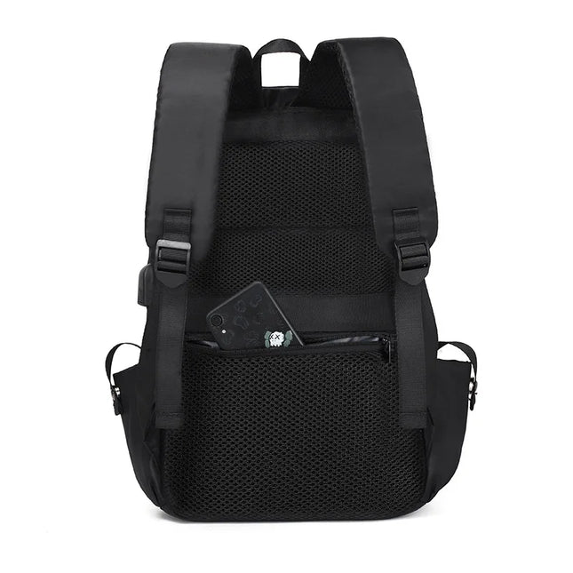 Uni Rucksack mit USB-Port, Grau