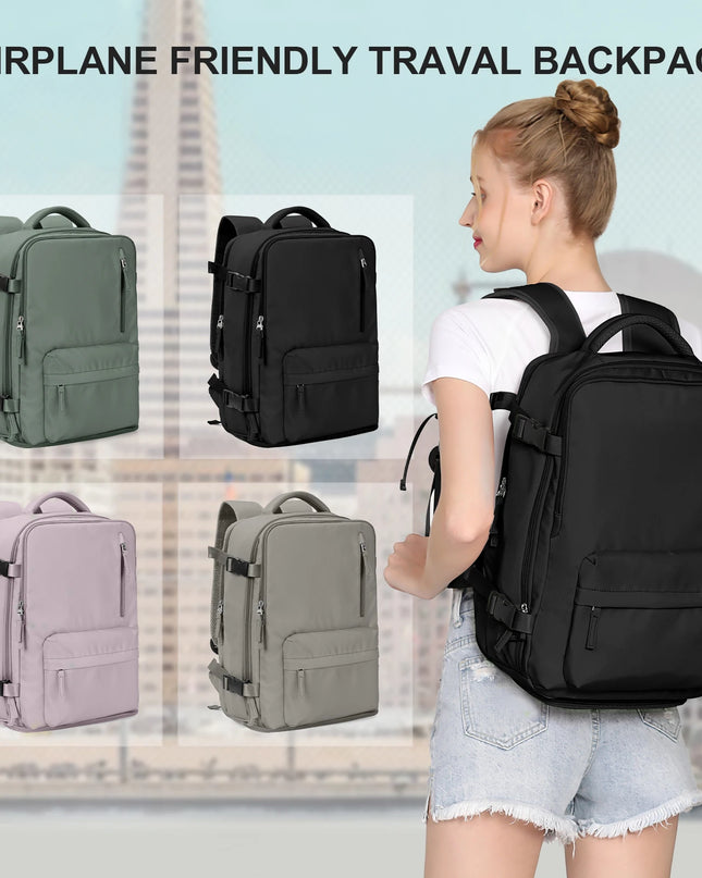 Reise Rucksack 20-35L Handgepaeck pink
