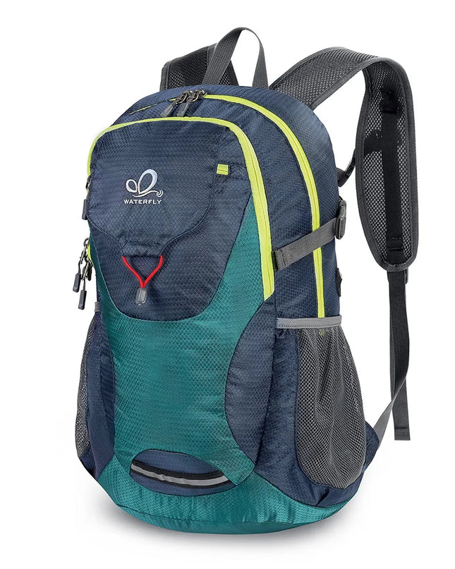 Faltbarer Laptop Rucksack 30L - Grün-Gelb