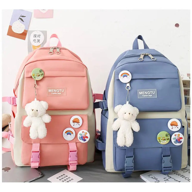 Schulrucksack Set Wasserdicht – Pink