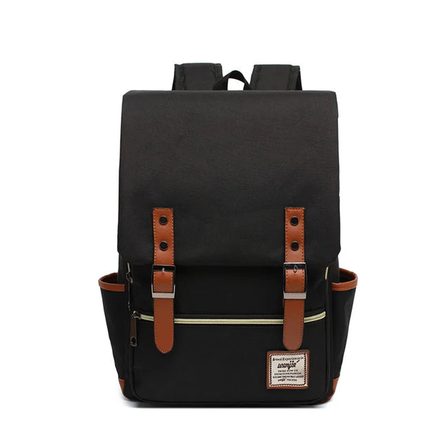Vintage Laptop Rucksack 16 Zoll Canvas