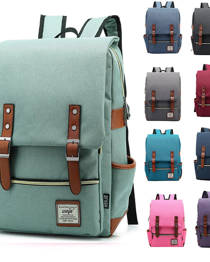 Laptop Rucksack 16 Zoll Canvas Schwarz