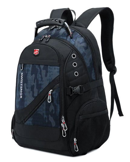 Laptop Rucksack 17 Zoll - Camouflage Rot