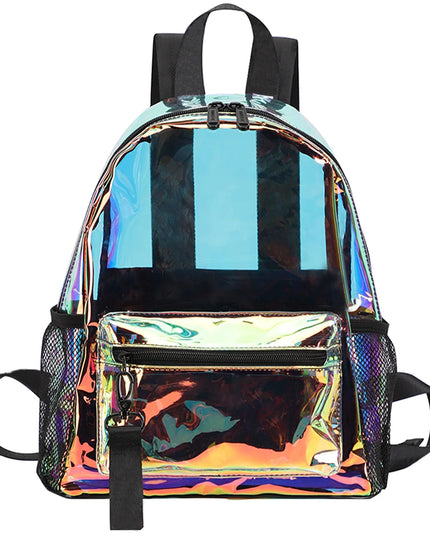 Schulrucksack PVC Klar 13L Laser