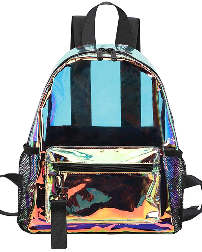 Schulrucksack PVC Klar 13L Laser