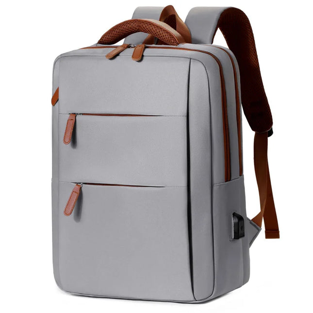 Business Rucksack 16 Zoll Laptopfach Grau