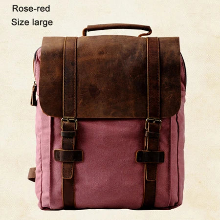 Robuster Schul Rucksack Canvas 20-35 Liter