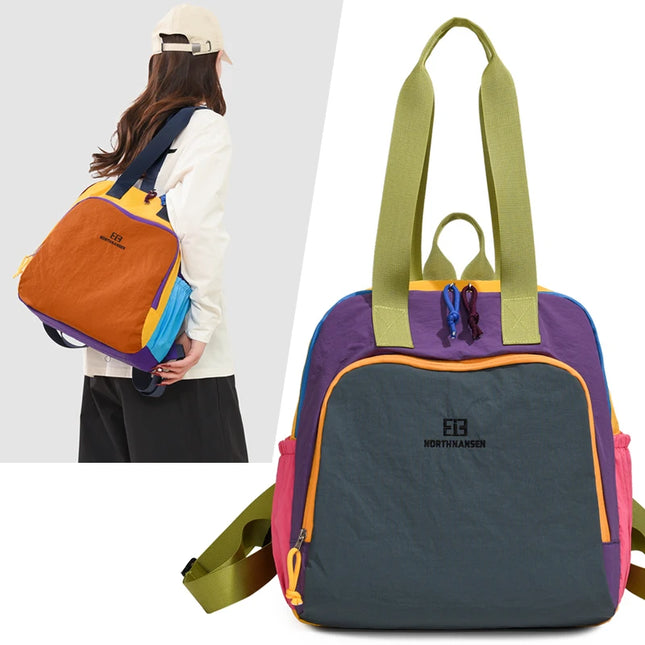 Uni Rucksack Damen 20-35L Hellblau