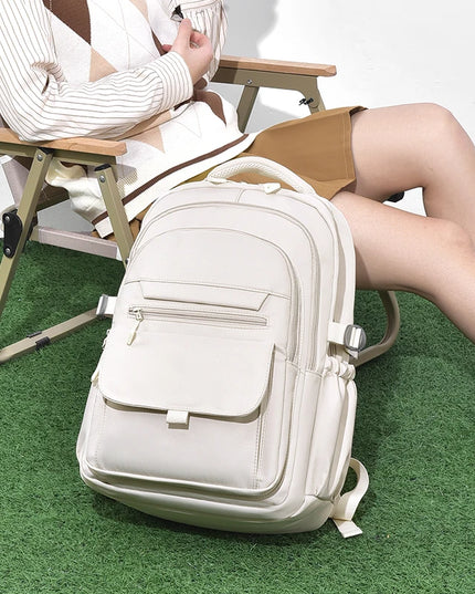 Schulrucksack Oxford Pink mit Laptopfach