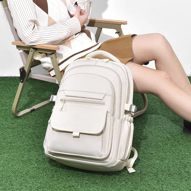 Schulrucksack Oxford Wasserdicht Braun