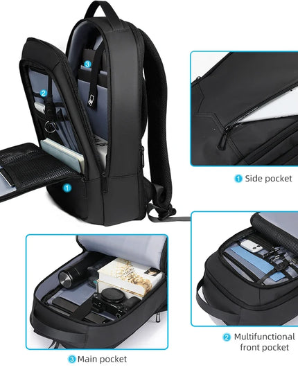 Laptop Rucksack Herren mit USB-Anschluss