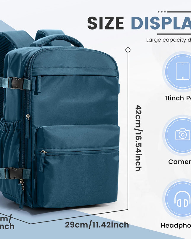 Laptop Rucksack für Reisen Blau