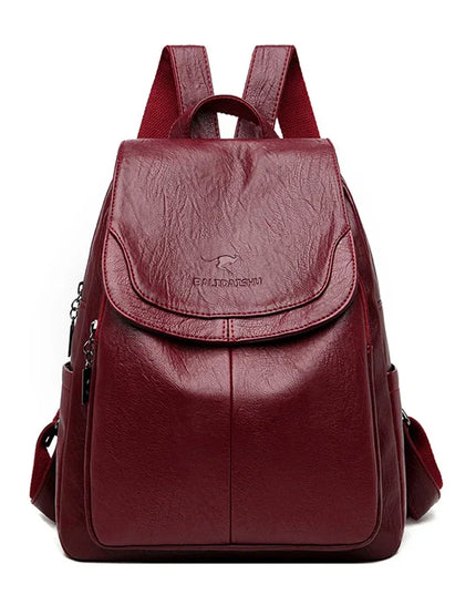 Damen Rucksack aus Lederoptik unter 20L