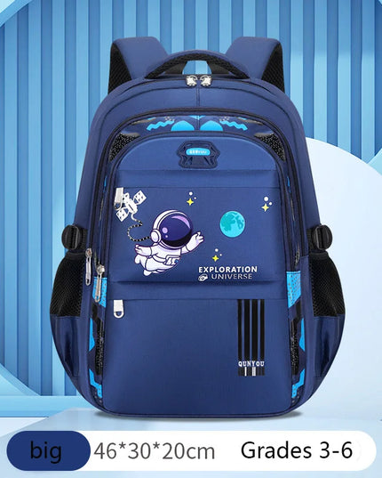 Schulrucksack Jungen Astronaut Blau