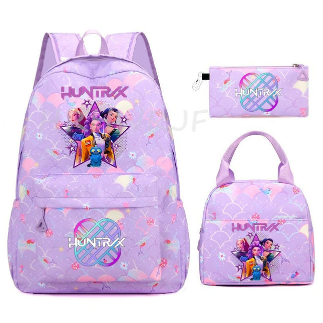Schulrucksack Set Demon Hunters 20-35L