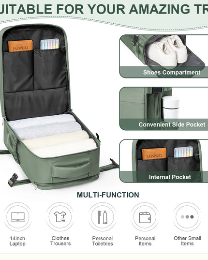 Rucksack Uni & Pendeln 20-35L Army Green