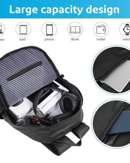 Schulrucksack Blau mit 14 Zoll Laptopfach